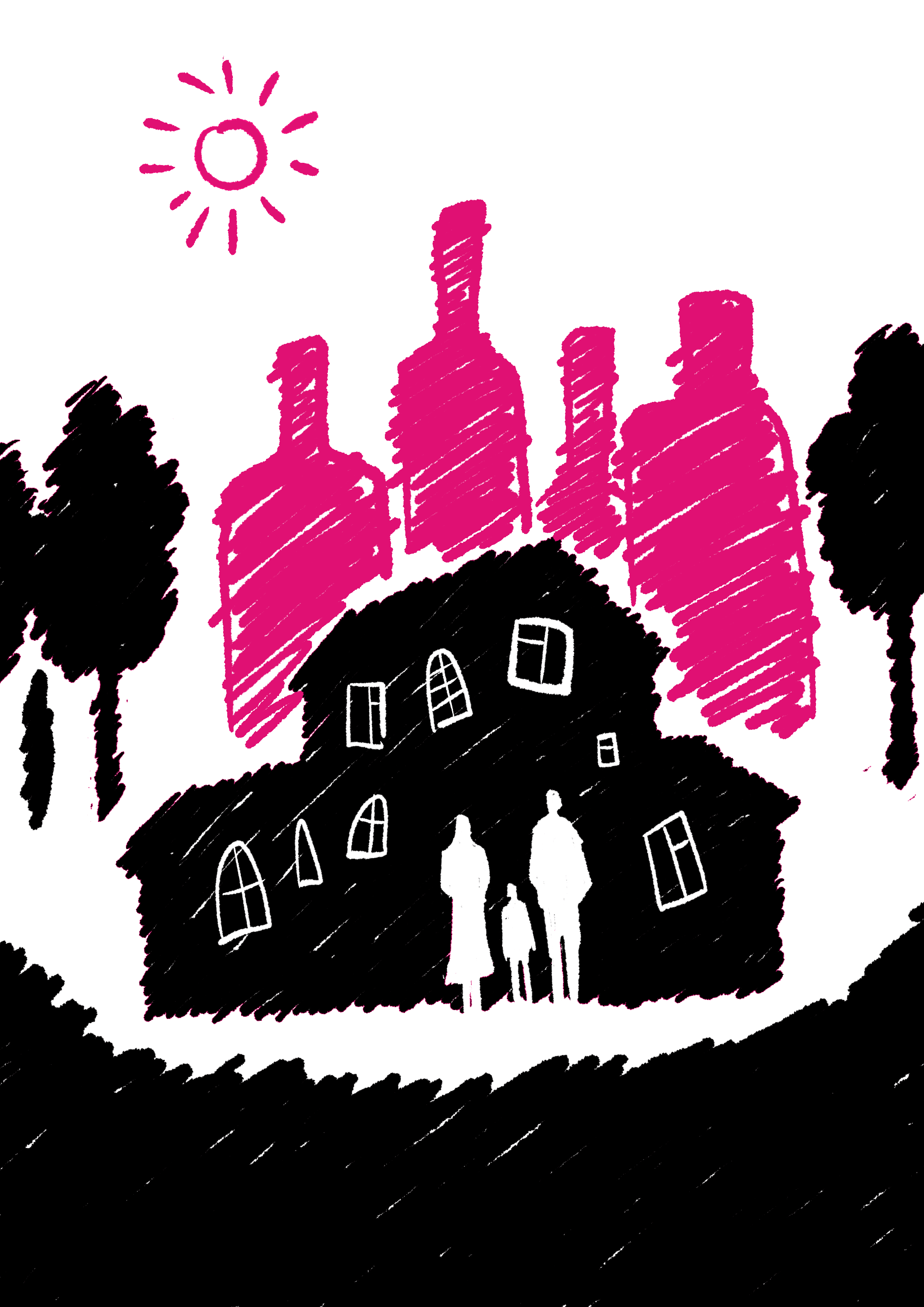 Levila ''Alkoholi lapsed'' Joonas Sildre illustratsioon kodu